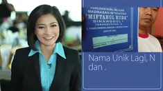 Daily TopNews hari ini akan menyajikan berita seputar nama unik lagi yaitu N dan ., selain itu ada juga berita seputar ruangan di Balaikota yang tidak terbuka untuk umum. Bagaimana berita lengkapnya? Simak dalam video berikut ini