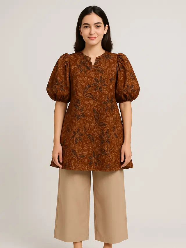 Model Tunik Batik Cocok untuk Kuliah