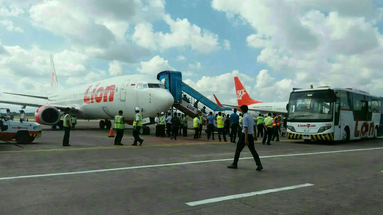 Lion Air Rute Ambon-Makassar Alami Gangguan Mesin