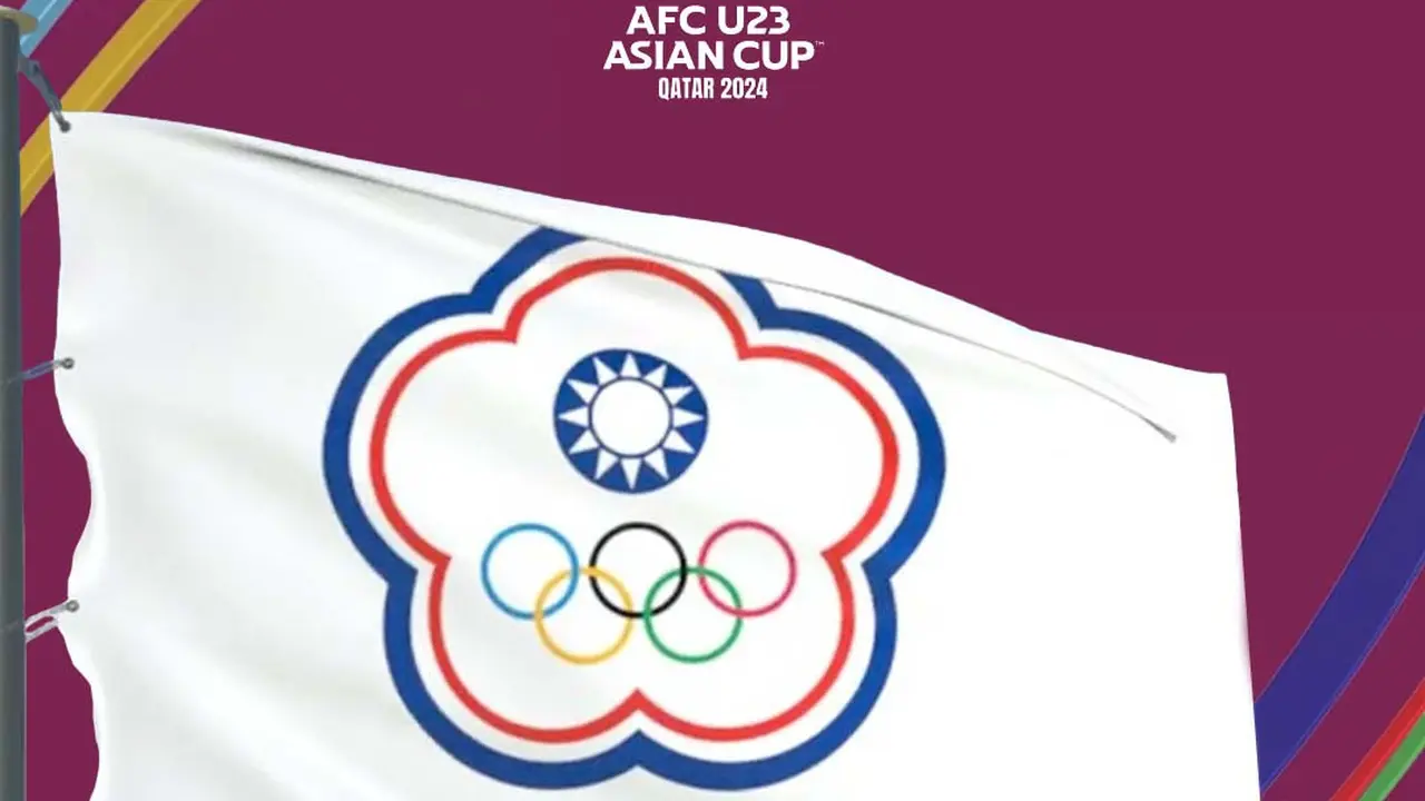 Piala Asia U-23 - Ilustrasi Bendera Chinese Taipei