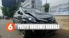 Pengendara mobil yang menabrak tujuh pesepeda di Sudirman, Jakarta Selatan, ternyata mengonsumsi narkoba.