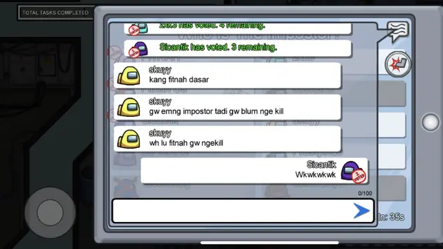 Lagi Viral, 7 Potret Chat Kocak di Among Us Ini Justru Bikin Gagal Curiga