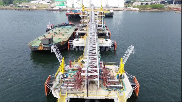 Refinery minyak sawit baru milik Cargill di Lampung, Indonesia. (Dok Cargill)