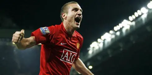 Nemanja Vidic  (AFP PHOTO/IAN KINGTON)