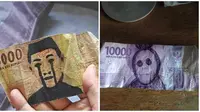 6 Potret Uang Digambar Aneh Ini Bikin Tepuk Jidat, Netizen Sebut Kerjaan Orang Gabut