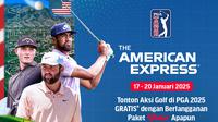 Jadwal pertandingan golf PGA Tour 2025 - The American Express di Vidio. (sum. doc. vidio.com)