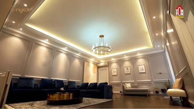 Ruang keluarga Shireen Sungkar dan Teuku Wisnu. (Foto: YouTube The Sungkars)