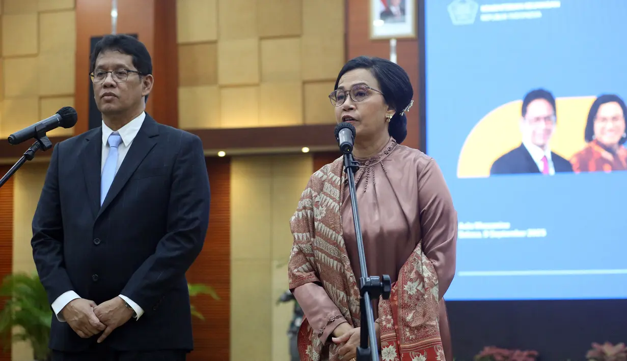 Sri Mulyani Indrawati digantikan Purbaya Yudhi Sadewa sebagai Menteri Keuangan untuk sisa masa jabatan hingga 2029 mendatang. (merdeka.com/Arie Basuki)