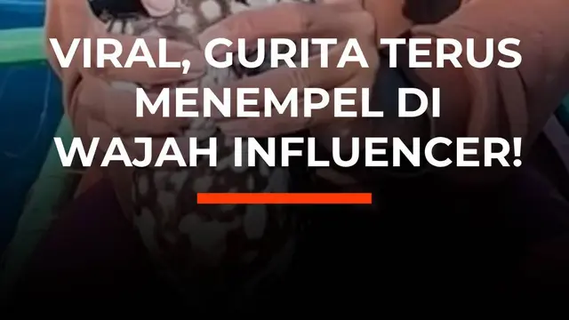 Viral, Gurita Terus Menempel di Wajah Influencer!