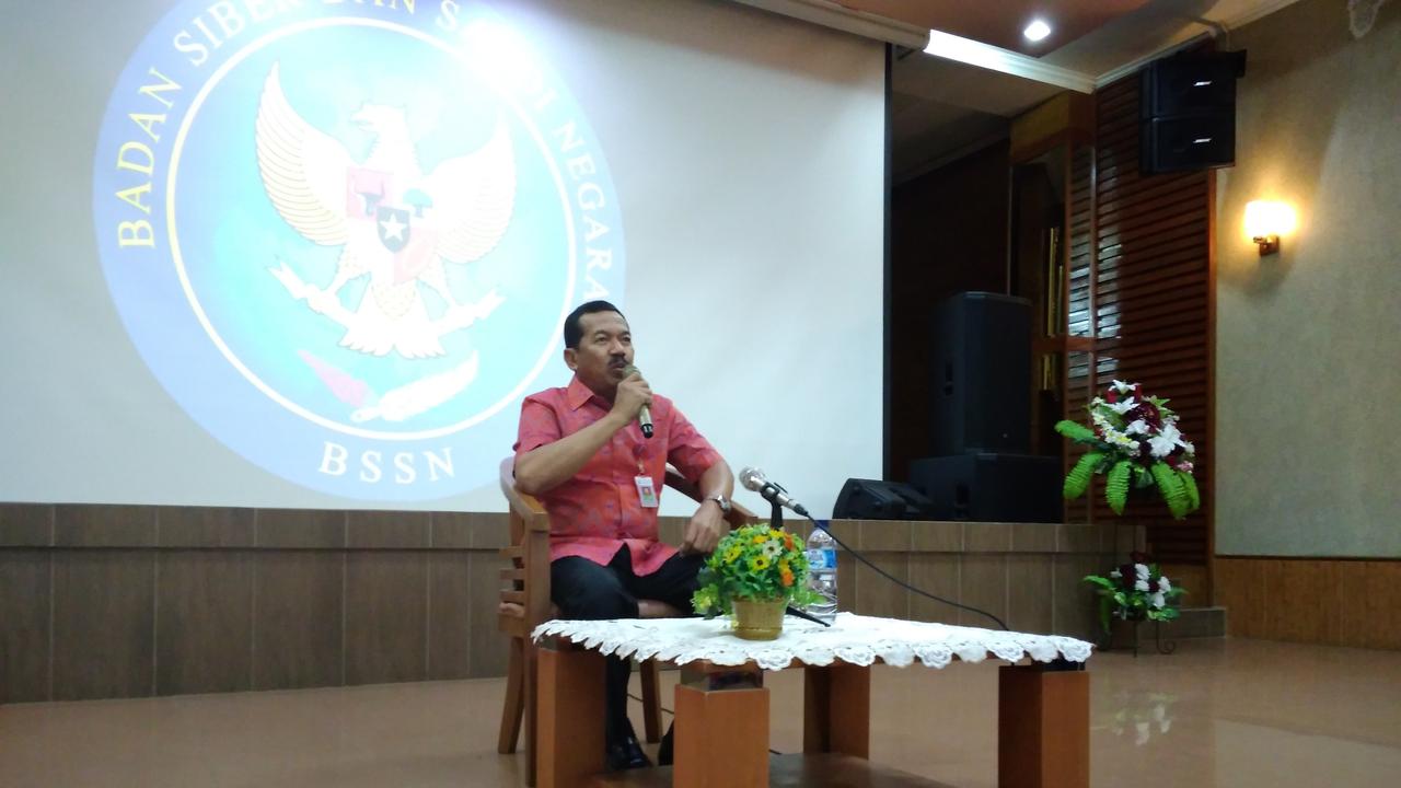 Kepala Badan Siber dan Sandi Negara Djoko Setiadi