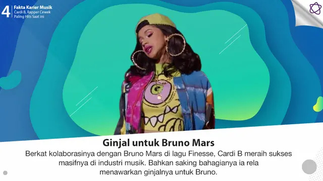 Infografis Cardi B 4
