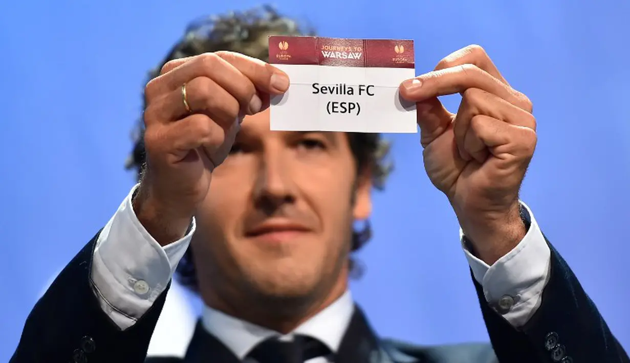 Juara bertahan, Sevilla menantang Sevilla di drawing semifinal European League musim ini, Jumat (24/4/2015). (AFP)