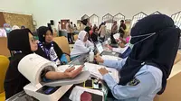 Kloter Pertama Embarkasi Jakarta Mulai Masuk Asrama Haji Pondok Gede