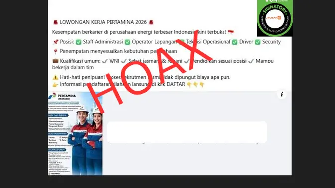 Waspada Tautan Palsu Rekutmen Energi Milik Negara yang Sasar Pengguna Medsos