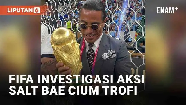 Aksi koki Turki kenamaan Salt Bae di Piala Dunia 2022 Qatar tuai kontroversi. Pria bernama asli Nusret Gokce itu memegang hingga mencium trofi saat selebrasi Argentina. Video dan fotonya viral hingga membuat FIFA bertindak.