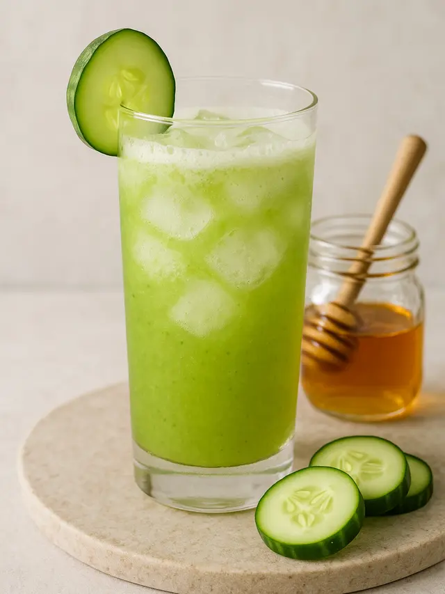 Minuman Mentimun Madu Dingin (Foto: ChatGPT)
