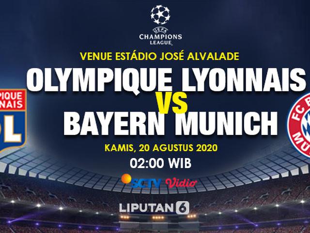 Link Live Streaming Liga Champions Lyon Vs Bayern Munchen Di Vidio Bola Liputan6 Com