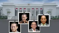 Banner Infografis Wajah Baru dan Lama di Reshuffle Kabinet. (Liputan6.com/Trieyasni)
