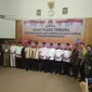 Penetapan pasangan calon peserta pemilihan Gubernur dan Wakil Gubernur Kaltim. (Liputan6.com/Abelda Gunawan)