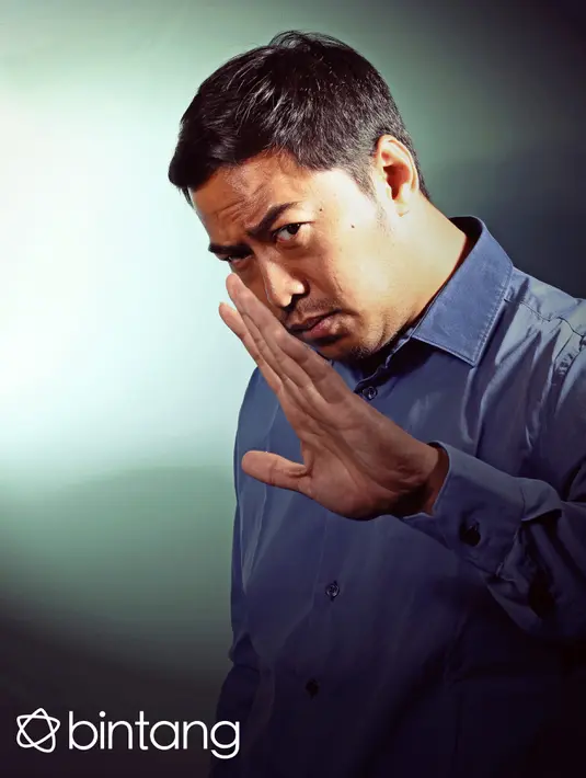 Ditemui di kantor Indosiar, bilangan Daan Mogot, Jakarta Barat, pada Minggu (4/10/2015), Pandji mengaku ‘world tour stand up comedy’ berawal dari sebuah khayalan. (Andy Masela/Bintang/EPA)