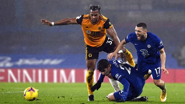 FOTO: Chelsea Bermain Tanpa Gol Hadapi Wolverhampton Wanderers