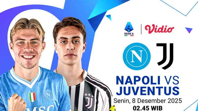 Saksikan Napoli vs Juventus eksklusif di Vidio. (dok. vidio.com)