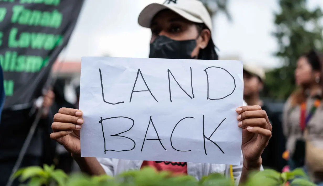 Sebelumnya diketahui, pemerintah berencana melepas kawasan hutan di Kampung Wanam, Distrik Ilwayab, Kabupaten Merauke, Provinsi Papua Selatan. (Yasuyoshi CHIBA/AFP)