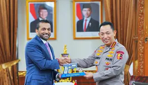 Direktur FBI Temui Kapolri, Sepakat Perangi Terorisme hingga TPPO