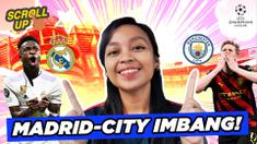 Cover untuk video Scroll Up tentang Real Madrid melawan Man City yang berakhir imbang 1-1 pada laga leg pertama semifinal Liga Champions 2022/2023, Rabu (10/5/2023) dini hari WIB. (Bola.com/Adreanus Titus)