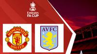 Piala FA - Manchester United Vs Aston Villa (Bola.com/Adreanus Titus)