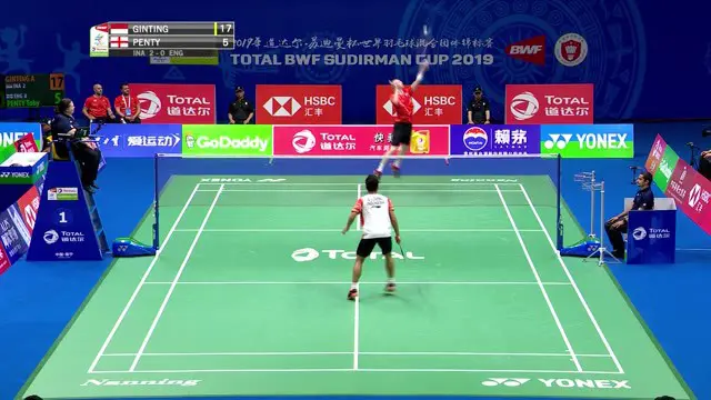 VIDEO: Highlights Laga Anthony Ginting Vs Tunggal Inggris di Piala Sudirman