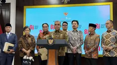 Pimpinan MPR Serahkan Konsep Pokok-Pokok Haluan Negara ke Prabowo