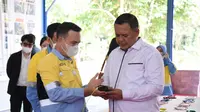 Direktur Utama PT Amarta Karya, Nikolas Agung saat menghadiri acara Public Release Elemented Detonator milik PT Dahana (Persero) di Subang, Jawa Barat (13/6/2022).