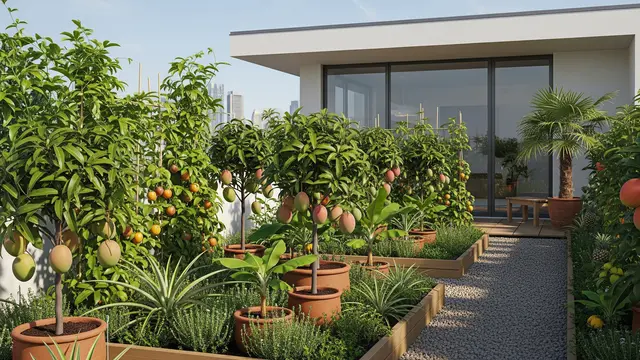 Konsep Kebun Buah Mini Edible Garden