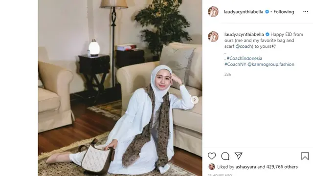 Laudya Cynthia Bella (Foto: Instagram/@laudyacynthiabella)