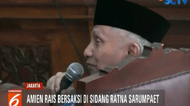 Ratna Sarumpaet di Mata Amien Rais
