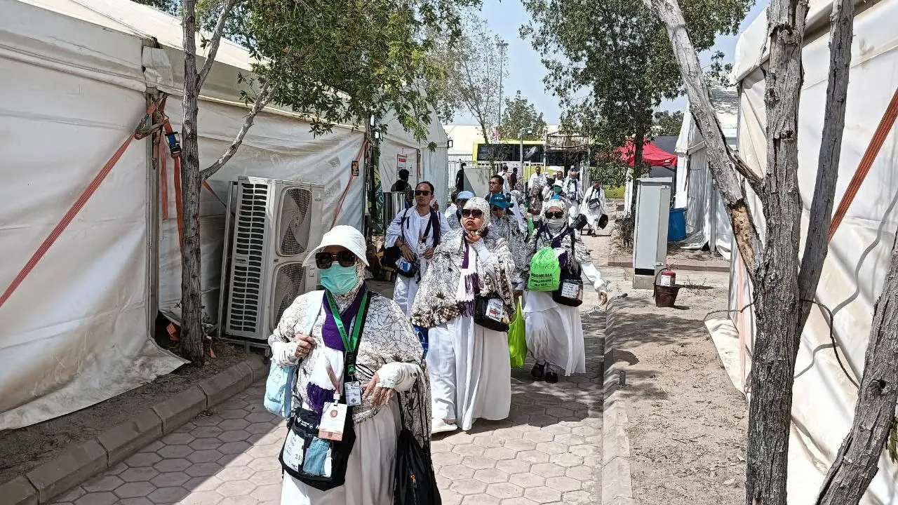 Jemaah Haji Indonesia Tiba di Arafah
