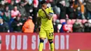 Rentetan hasil buruk membuat Spurs tidak meraih kemenangan dalam 105 hari terakhir di liga. Situasi ini memperburuk posisi mereka yang kini terdampar di zona degradasi. (AFP/Andy Buchanan)