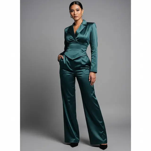 Model Baju Satin Modern. Foto: Gemini