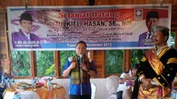 Ketua MPR Zulkifli Hasan bertemu dengan para tokoh adat Bungus Teluk Kabung, Padang.