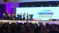 Group musik yang berisikan Menteri Kabinet Kerja atau yang biasa disebut Elek Yo Band tampil dalam acara  temu alumni dan awardee LPDP lintas angkatan.