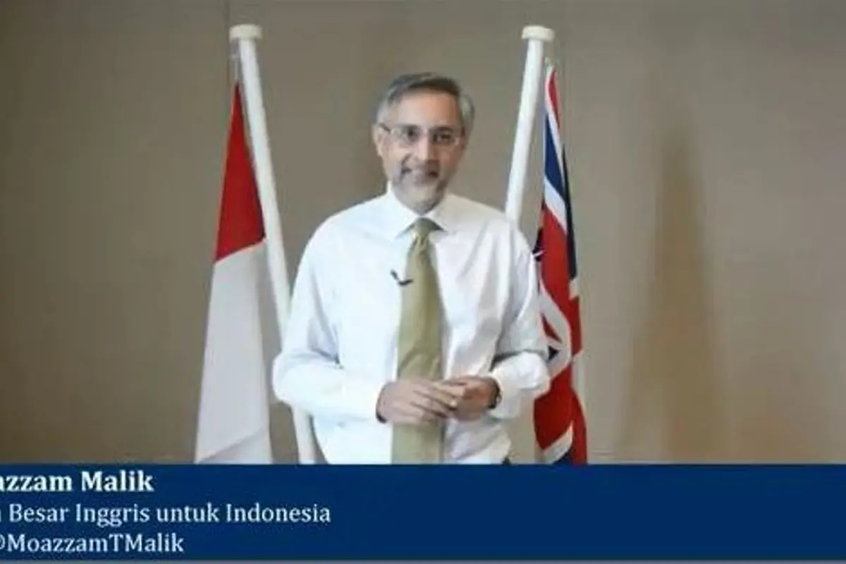 Dubes Moazzam Malik menyampaikan ucapan selamat HUT ke-71 RI. (Twitter UK in Indonesia)
