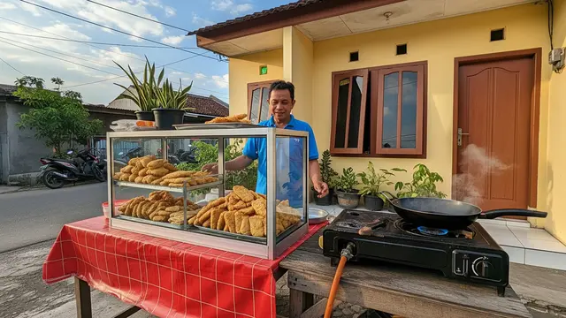 Ide usaha jualan gorengan sore hari tempe goreng tepung