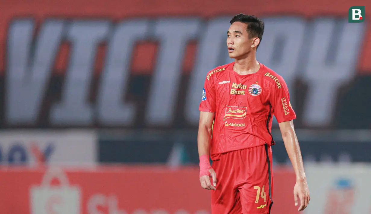 <p>Pemain Persija Jakarta, Rizky Ridho, saat melawan Borneo FC dalam pertandingan pekan ketujuh BRI Liga 1 2023/2024 yang berlangsung di Stadion Patriot Candrabhaga, Bekasi, Rabu (9/8/2023). (Bola.com/Bagaskara Lazuardi)</p>
