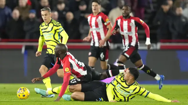 Brentford vs Arsenal di Liga Inggris