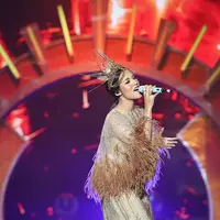 Raisa di HUT SCTV ke-27. (Bambang E. Ros/Bintang.com)