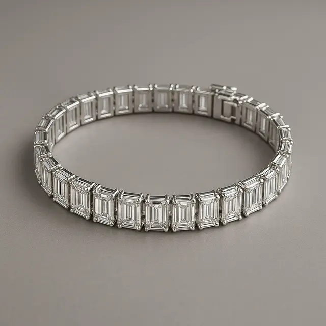 Model Gelang Tennis yang Klasik dan Mewah (Image by ChatGPT)