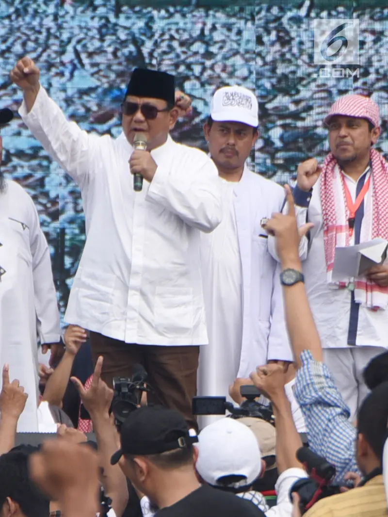 Prabowo di Reuni 212