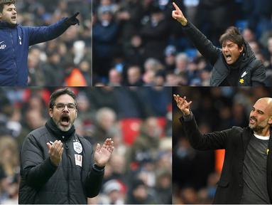Inilah deretan pelatih muda yang berkiprah di Premier League 2017-2018. (Photo/AFP)