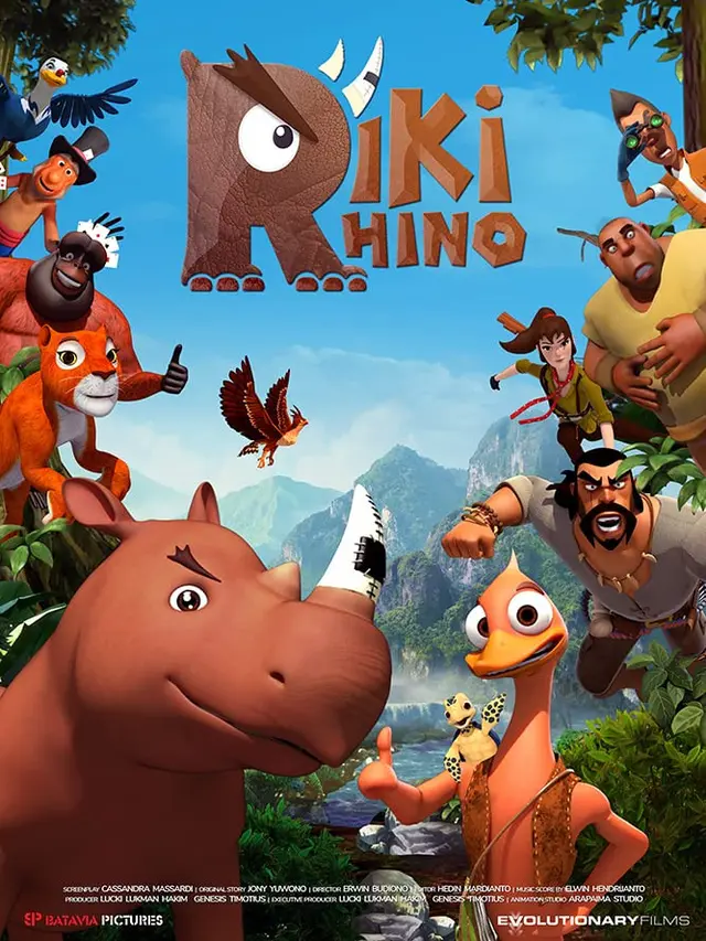 Poster film Riki Rhino. (Foto: Dok. Batavia Pictures/ IMDb)